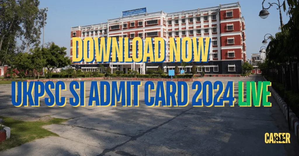 UKPSC SI Admit Card 2024